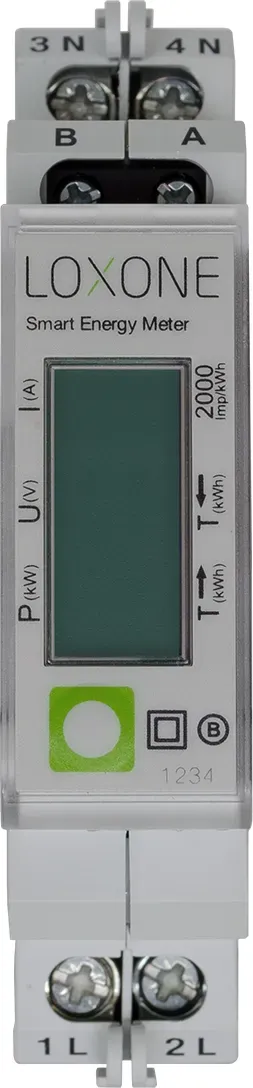 Loxone Modbus Energiezähler 1-Phasig