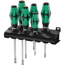 WERA Schraubendreher-Satz 334/6 Rack 6-tlg.