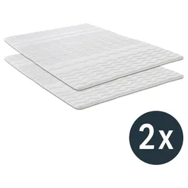 sleezzze Komfortschaumtopper 90 x 200 cm Weiß