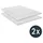 sleezzze Komfortschaumtopper 90 x 200 cm Weiß