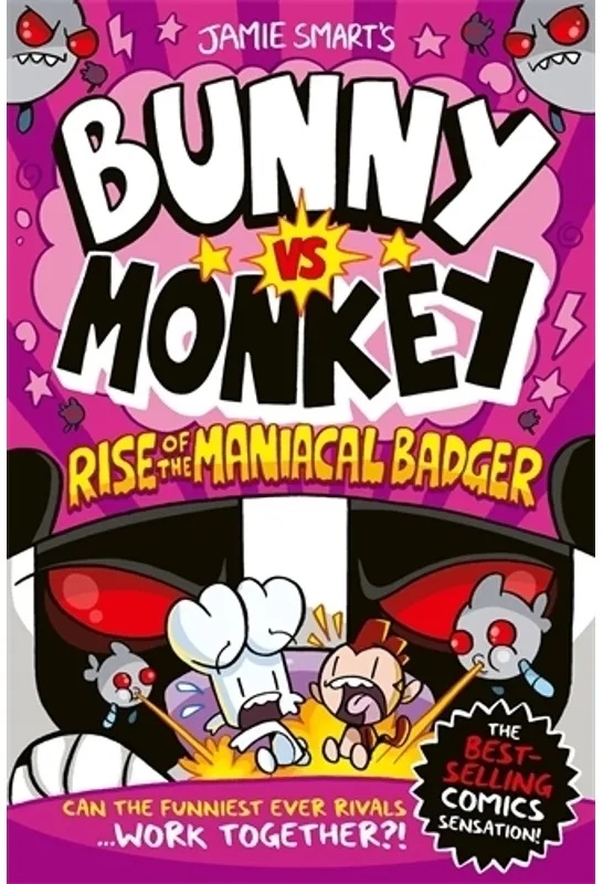 Bunny Vs. Monkey / Bunny Vs. Monkey: Rise Of The Maniacal Badger - Jamie Smart, Kartoniert (TB)
