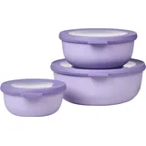 Mepal Multischüssel-Set CIRQULA 3-teilig flach nordic lilac