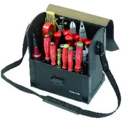 Parat Elektrikertasche aus Leder mit Magnetverschluss