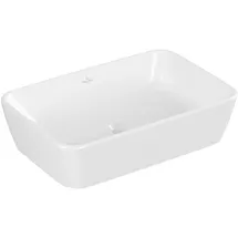 Villeroy & Boch V&B Aufsatzwaschbecken Architectura 60x40cm, eck., o. Überlauf, weiß C-plus