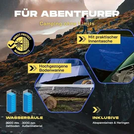 Lumaland Pop Up Kuppelzelt Blau