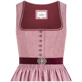 Nübler Midi Dirndl Lohe rot 46