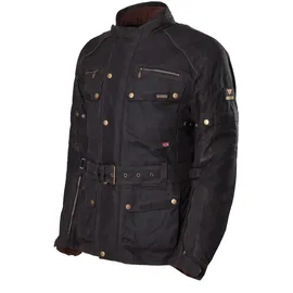 Modeka Glasgow Wachsjacke, schwarz, 2XL