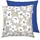 Tom Tailor Kissenbezug Floral 40 x 80 cm Blau/Beige