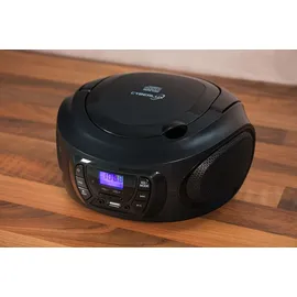 Cyberlux Tragbarer CD-Player Kinder Radio schwarz