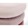 Kare Hocker Bloom 45 x 40 x 45 cm Rosa/Beige