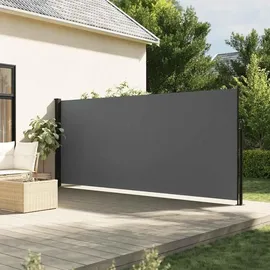 vidaXL Seitenmarkise 180 x 300 cm grau Polyester