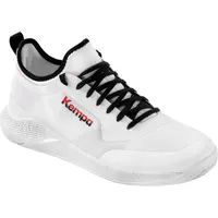 Kempa Kourtfly Jr Handball-Schuhe, weiß/rot/schwarz, 39