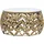 FineBuy FineBuy, Couchtisch in Gold Marmor Wohnzimmertisch Alu Sofatisch Beistelltisch Rund Modern (60 x 60 x 33 cm)