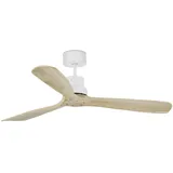 FARO Lantau 132 cm Deckenventilator Weiß/Kiefer