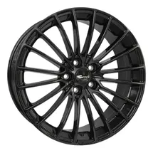 BROCK B24 7,5 x 17 5 x 100 ET38 Schwarz Glanz