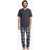 SCHIESSER Pyjama Night & Home Dunkelblau 56
