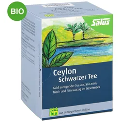 Ceylon Schwarzer Tee bio Salus Filterbeutel