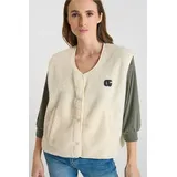 LE TEMPS DES CERISES Weste Beige S