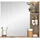 xonox.home Spiegel Mason Nox Oak Nachbildung/basaltfarbig