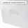 Centi 2er Set Aufbewahrungsboxen mit Deckel Plastikbox 5L transparent mit Griffen