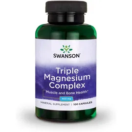 Swanson Triple Magnesium Complex 400 mg Kapseln 100 St.