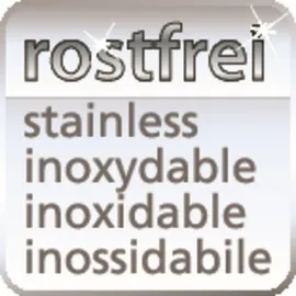 Wenko WC-Garnitur Isera weiß, silber Stein, 1 St.