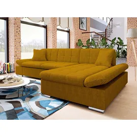 Mirjan24 Ecksofa Malwi Cord mit Bettkasten, und Schlaffunktion Elegante Couch, Poso 01,
