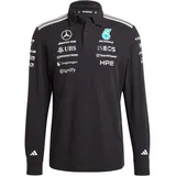 adidas Langarm-Polo Schwarz XS