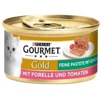 GOURMET Gold Feine Pastete 12x85g Forelle & Tomaten