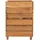furnicato Hochbeet 50 x 40 x 55 cm Braun