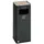 Proregal Klassischer Kombiascher eckig HxBxT 66,5 x 26 x 26 cm Verzinkter Stahl Grau