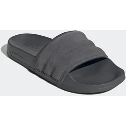 Pantolette ADIDAS SPORTSWEAR "SHOWER ADILETTE", Gr. 42, grau five, grau five, grau five, Leder, sportlich, Schuhe