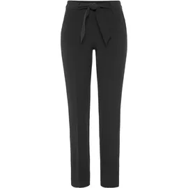 Hechter Paris Anzughose mit Bindegürtel, schwarz,