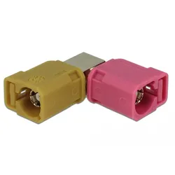 Delock Adapter FAKRA H jack 90° > FAKRA K jack