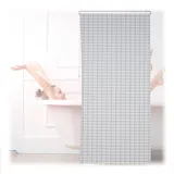 Relaxdays Duschrollo 120 x 240 cm schwarz/weiß