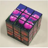 Zauberwürfel Magic Cube Würfel Blume Tulpen 6cm Drehwürfel Hirntraining Puzzle