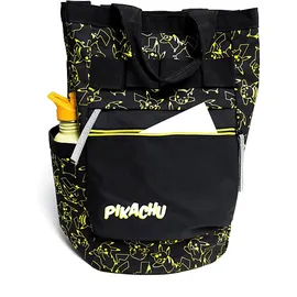 Difuzed Pokémon Rucksack Pikachu Schwarz