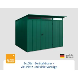 Hörmann Elegant-P Gerätehaus 3,03 x 2,38 m Moosgrün