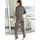 Blusenblazer "Blusenblazer", Damen, Gr. 48, grau (taupe), 100% Polyester, Blazer Blusenblazer