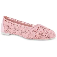 VAN HILL Damen Klassische Ballerinas Flach Spitze Bequem Schuhe 215923 Rosa 36 - 36 EU