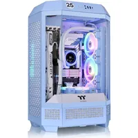 Thermaltake The Tower 300 Micro-Tower Micro-ATX Gehäuse Sichtfenster blau