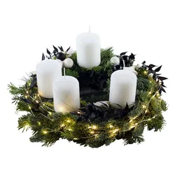 Tchibo - Adventskranz - schwarz