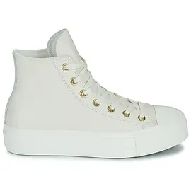 Converse Turnschuhe CHUCK TAYLOR ALL STAR LIFT PLATFORM GOLD in Weiss, 39 1/2