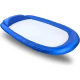 Best Sporting MO64595 - Wasserhängematte Mesh Mat - Aufblasbare Luftmatratze mit Netzboden, Lounge - Blau-Weiß - Blau