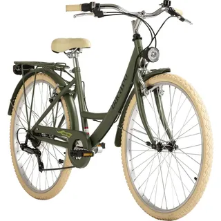 Dacapo Damenfahrrad 26'' Toscana Damen Bike Grün Oregano 6 Gänge RH 41 cm