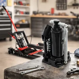 Wiltec Hebebühne Metall schwarz