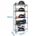 Proregal Schwerlastregal Big Metal Shark HxBxT 200 x 120 x 30 cm Fachlast 200 kg Anthrazit-Weiß