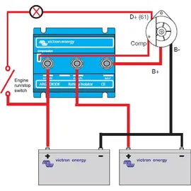 Victron Energy Argo 80-2SC Batterietrenner 9 cm x 6 cm