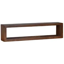 MiaMöbel Wandregal Tamesi 80cm Massivholz Teak