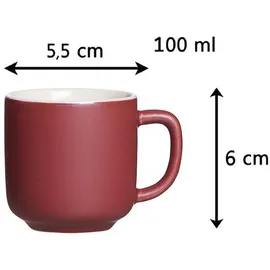 Ritzenhoff & Breker Espressotasse 0,1 l Rot